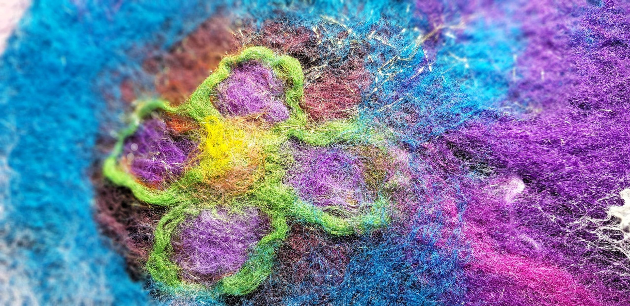 Shroud making - nuno felting