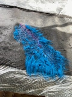 Nuno felting process